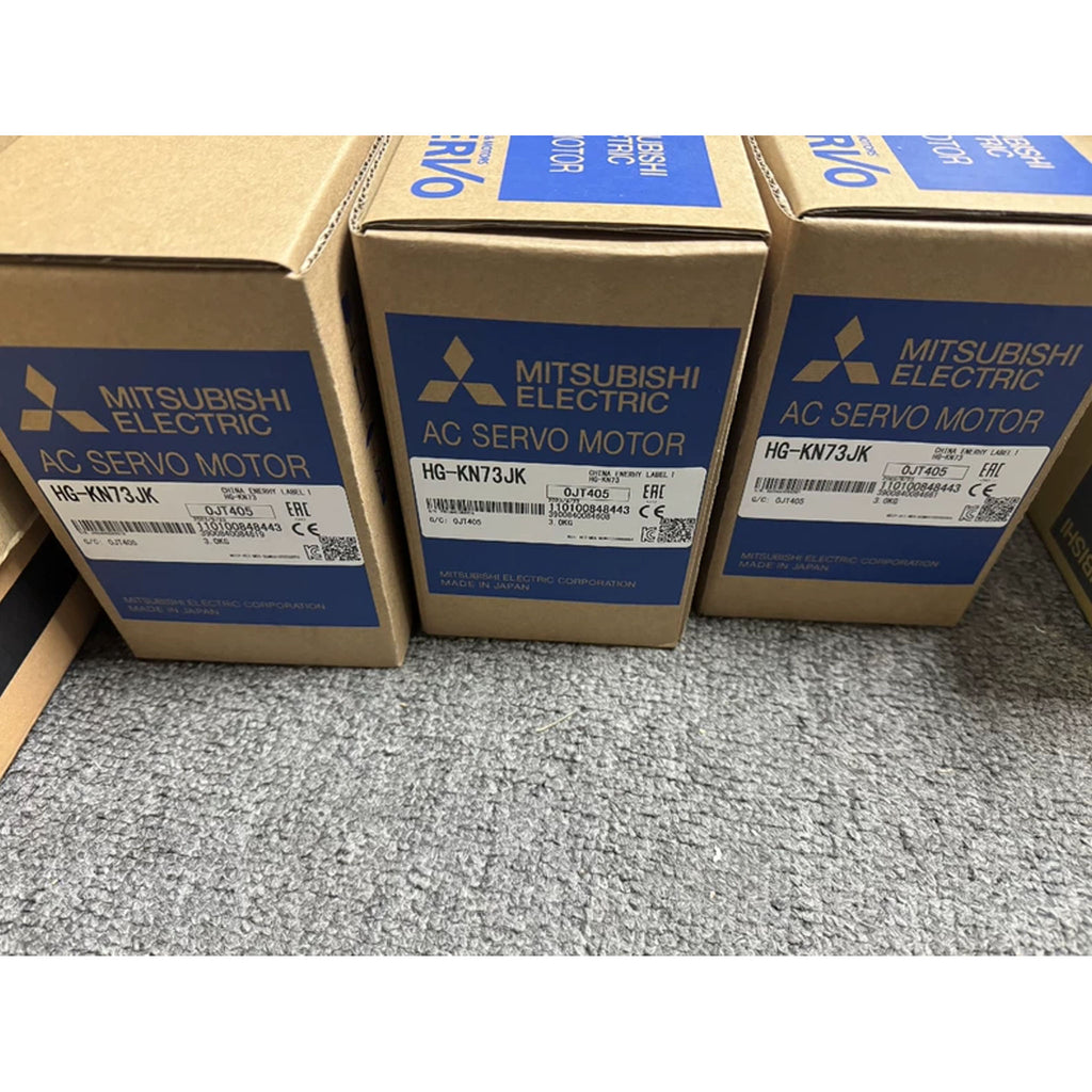 Mitsubishi Electric MELSERVO-JE Series 400W Low Inertia Servo Motor HG-KN43J | AC200V with Oil Seal 17-Bit Encoder